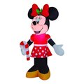 Gemmy Industries Gemmy 3.5 ft. Minnie Holding Candy Cane Inflatable 39049
